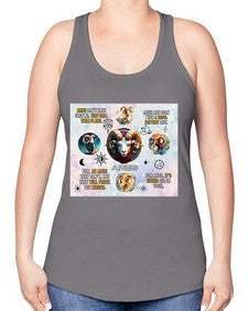 Straight Aries 469# - aries -Racerback Tank