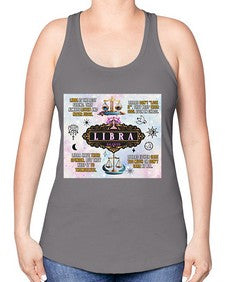 Straight Libra 474# - libra -Racerback Tank