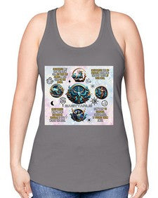 Straight Saggitarius 476# - sagittarius -Racerback Tank