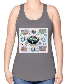 Straight pisces 475# - pisces -Racerback Tank