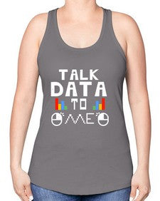 Talk dada to me 15# - computer -Racerback Tank
