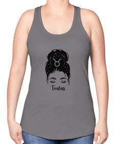 Taurus woman - taurus -Racerback Tank