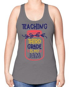 Teaching Third Grade 937# - third grade -Racerback Tank