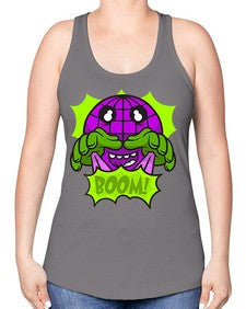 The boomdays 249# - cartoon general -Racerback Tank
