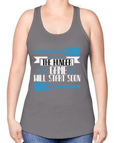 The hunger game will start 40# - boats -Racerback Tank