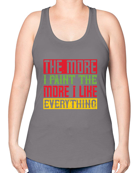 The more I paint the more I like everything Style 220# - kids -Racerback Tank