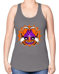 The super egg 253# - cartoon general -Racerback Tank