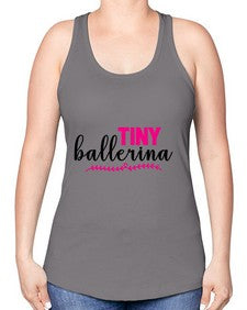 Tiny ballerina 202# - ballet -Racerback Tank