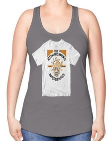 Today’s Accomplishments Were Yesterday’s Impossibilities Style 9# - motivation -Racerback Tank
