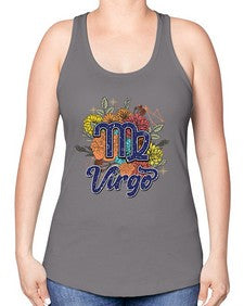Virgo 133# - virgo -Racerback Tank