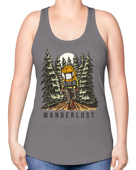 Wanderlust 2# - nature -Racerback Tank