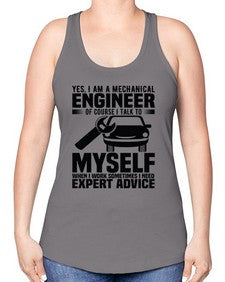 Yes I Am A Mechanical Style 1671# - engineer -Racerback Tank