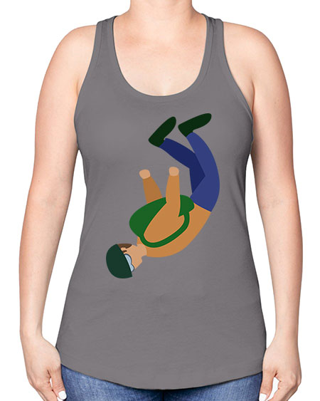 all in one 03# - parachute -Racerback Tank