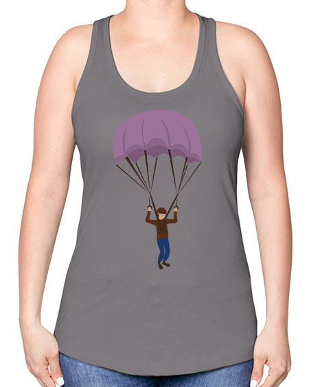all in one 10# - parachute -Racerback Tank
