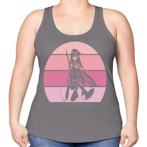 anime art 197# - anime -Racerback Tank