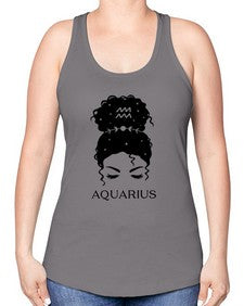 aquarius 81# - aquarius -Racerback Tank