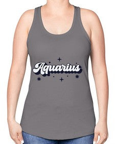 aquarius 82# - aquarius -Racerback Tank