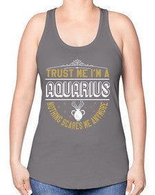 aquarius 87# - aquarius -Racerback Tank