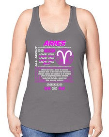 aries 138# - aries -Racerback Tank