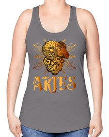 aries 14# - aries -Racerback Tank