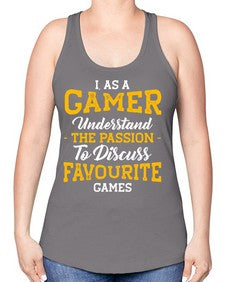 as a gamer understan the passion 61# - video games -Racerback Tank