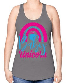baby unicorn 13# - unicorn -Racerback Tank