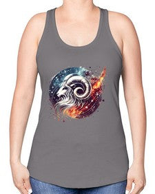 capricorn 213# - capricorn -Racerback Tank