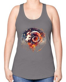 capricorn 214# - capricorn -Racerback Tank