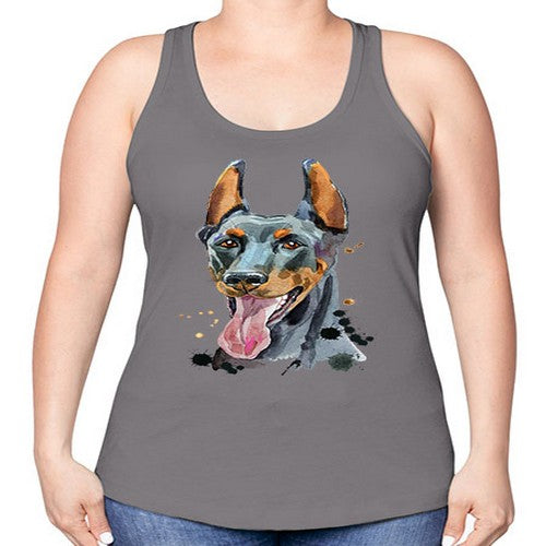 dog 105# - dogs -Racerback Tank