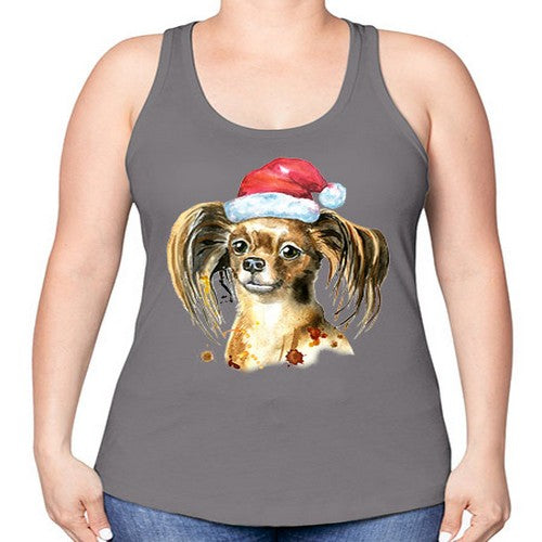 dog hat 100# - dogs -Racerback Tank