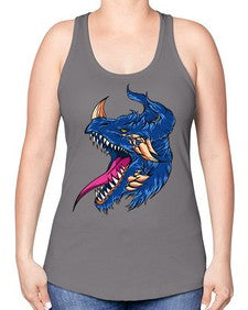dragon 173# - dragon -Racerback Tank
