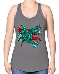 dragon 174# - dragon -Racerback Tank