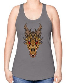 dragon 179# - dragon -Racerback Tank