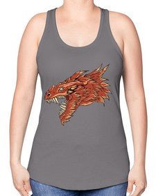 dragon 184# - dragon -Racerback Tank