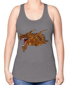 dragon 187# - dragon -Racerback Tank