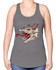 dragon 191# - dragon -Racerback Tank