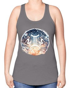 gemini 247# - gemini -Racerback Tank