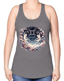 gemini 248# - gemini -Racerback Tank