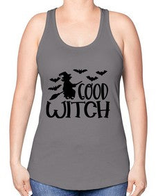 good witch 36# - witch -Racerback Tank
