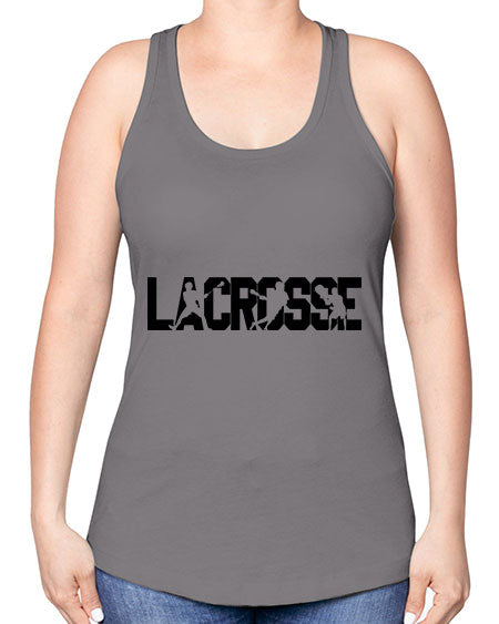 lacrosse 1# - lacrosse -Racerback Tank