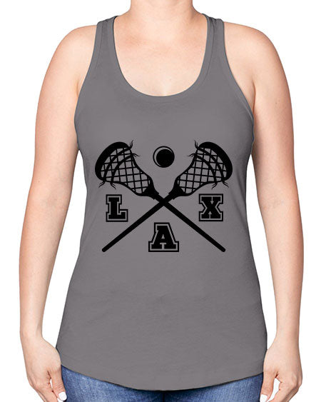 lax 12# - lacrosse -Racerback Tank