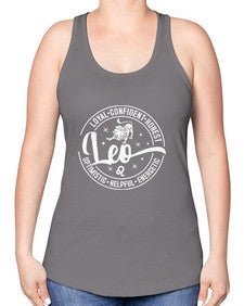 leo 286# - leo -Racerback Tank