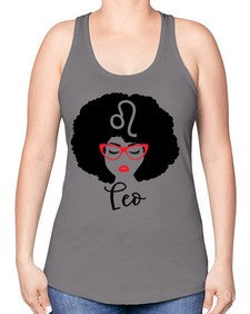 leo 298# - leo -Racerback Tank