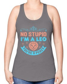 leo 306# - leo -Racerback Tank