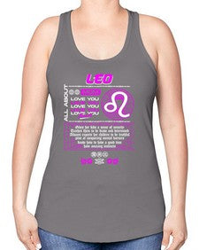 leo 308# - leo -Racerback Tank