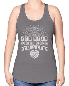 leo 309# - leo -Racerback Tank