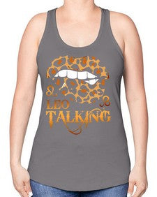 leo king 296# - leo -Racerback Tank