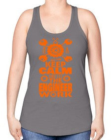 let the engineer do 1048# - engineer -Racerback Tank