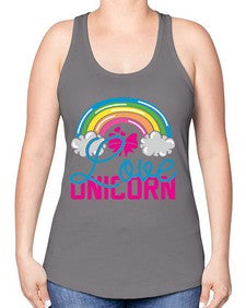 love unicorn 273# - unicorn -Racerback Tank