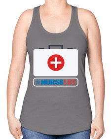 nurse life 1168# - nurse -Racerback Tank